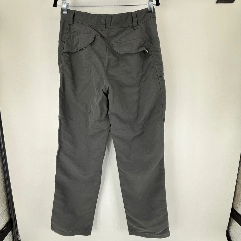The North Face Mens Hiking Pants Dark Gray Nylon Cargo Outdoor Trousers‎ Size 30